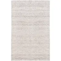 Photo of Natural and Ivory Chevron Hand Woven Area Rug