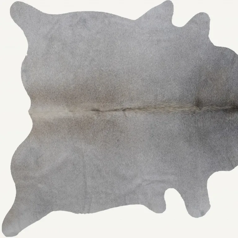 Natural and Light Gray Cowhide  Area Rug Photo 4
