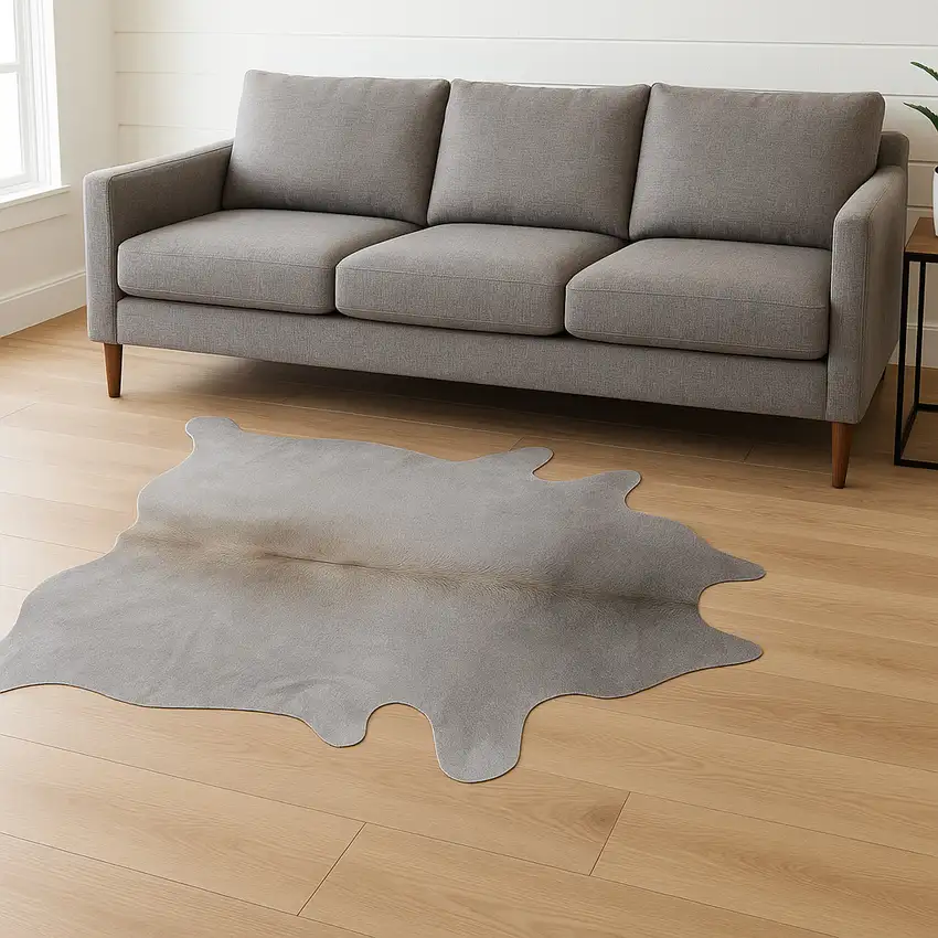 Natural Cowhide Cowhide Print Area Rug Photo 1