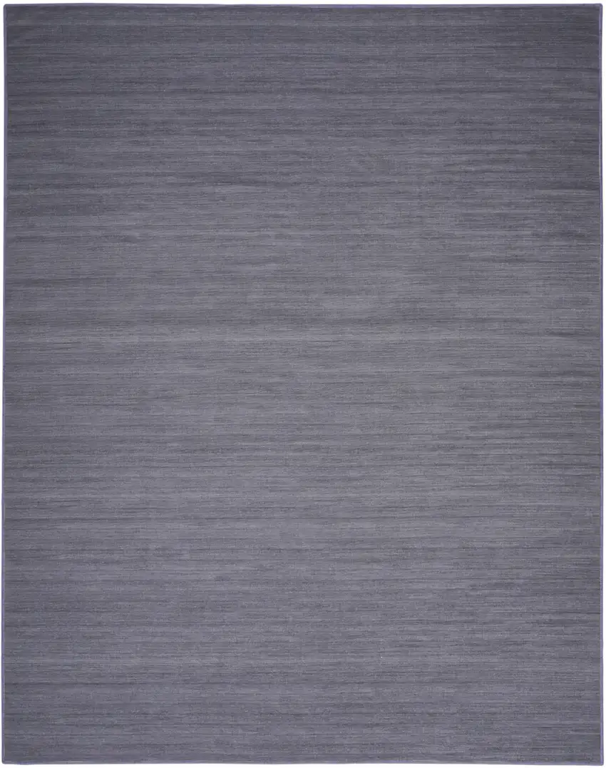 Navy Blue Abstract Washable Area Rug Photo 4