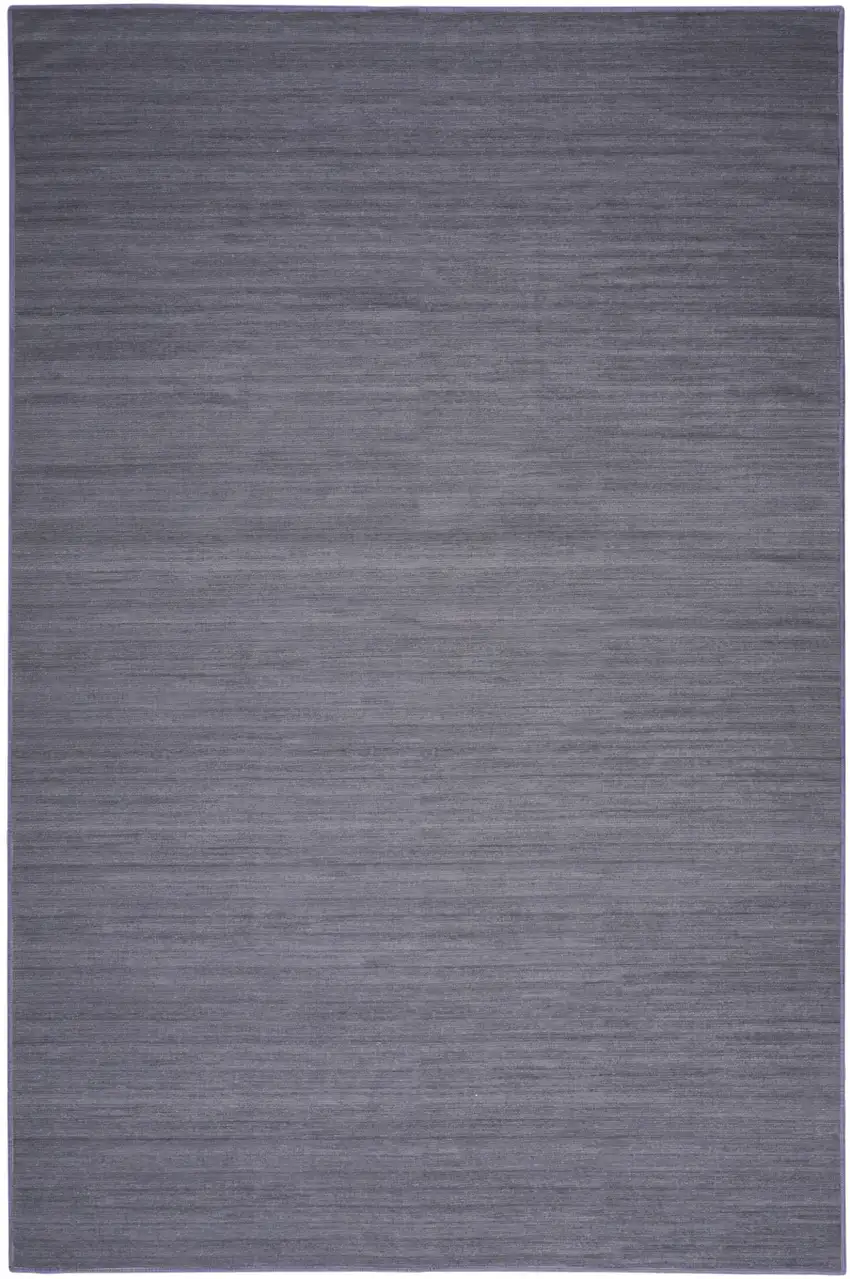 Navy Blue Abstract Washable Area Rug Photo 5