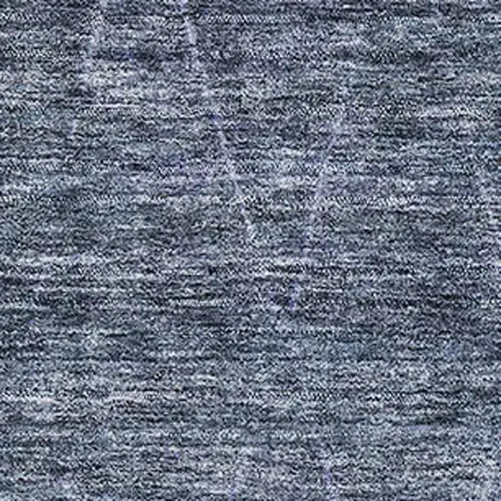 Navy Blue And Beige Geometric Washable Area Rug With UV Protection Photo 4