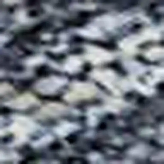 Navy Blue And Beige Geometric Washable Area Rug With UV Protection Photo 2