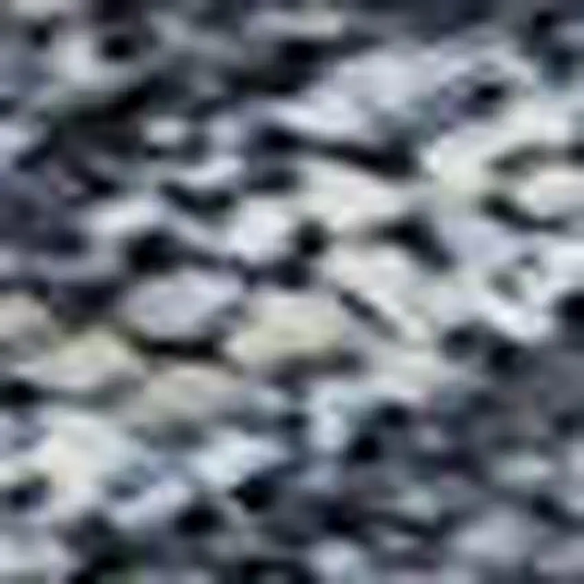 Navy Blue And Beige Geometric Washable Area Rug With UV Protection Photo 2