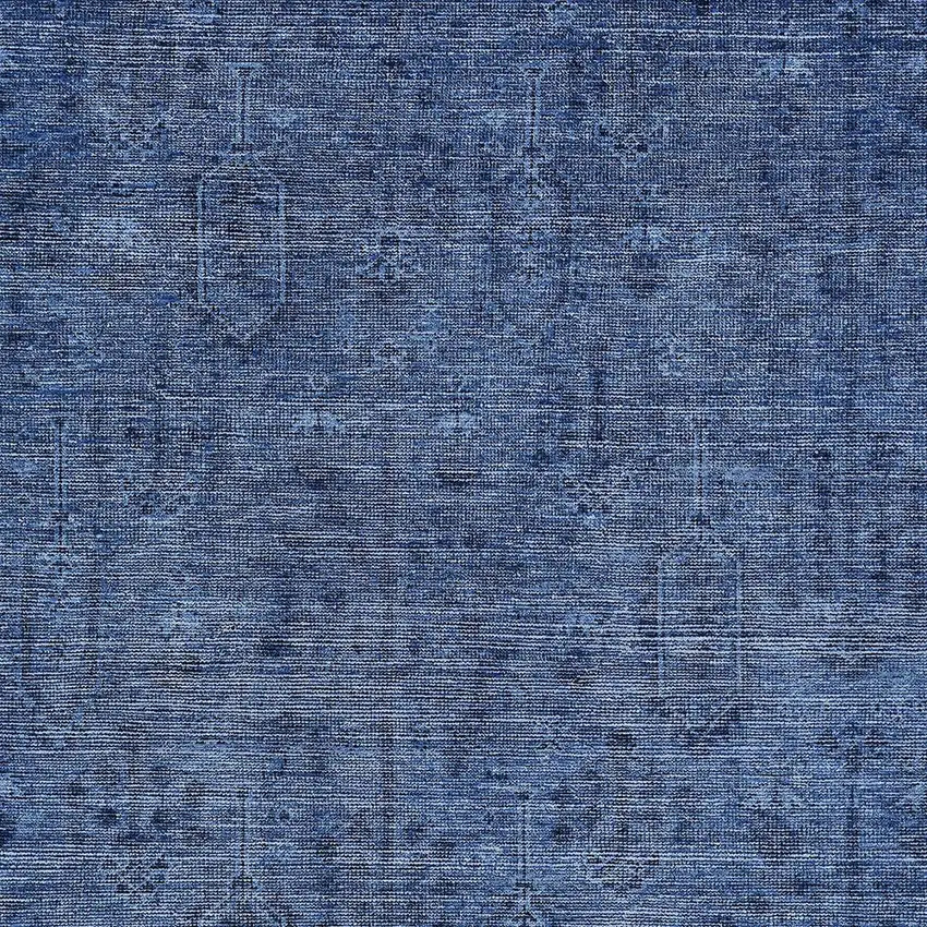 Navy Blue And Blue Southwestern Washable Indoor Outdoor Area Rug Photo 6