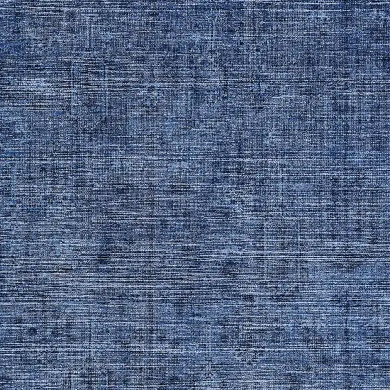 Navy Blue And Blue Southwestern Washable Indoor Outdoor Area Rug Photo 6