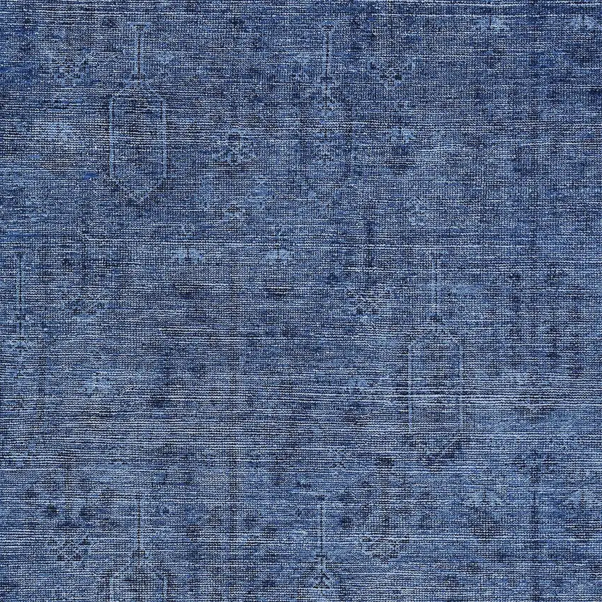 Navy Blue And Blue Southwestern Washable Indoor Outdoor Area Rug Photo 6