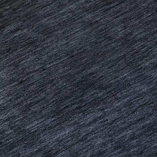 Navy Blue And Charcoal Ombre Washable Area Rug With UV Protection Photo 8