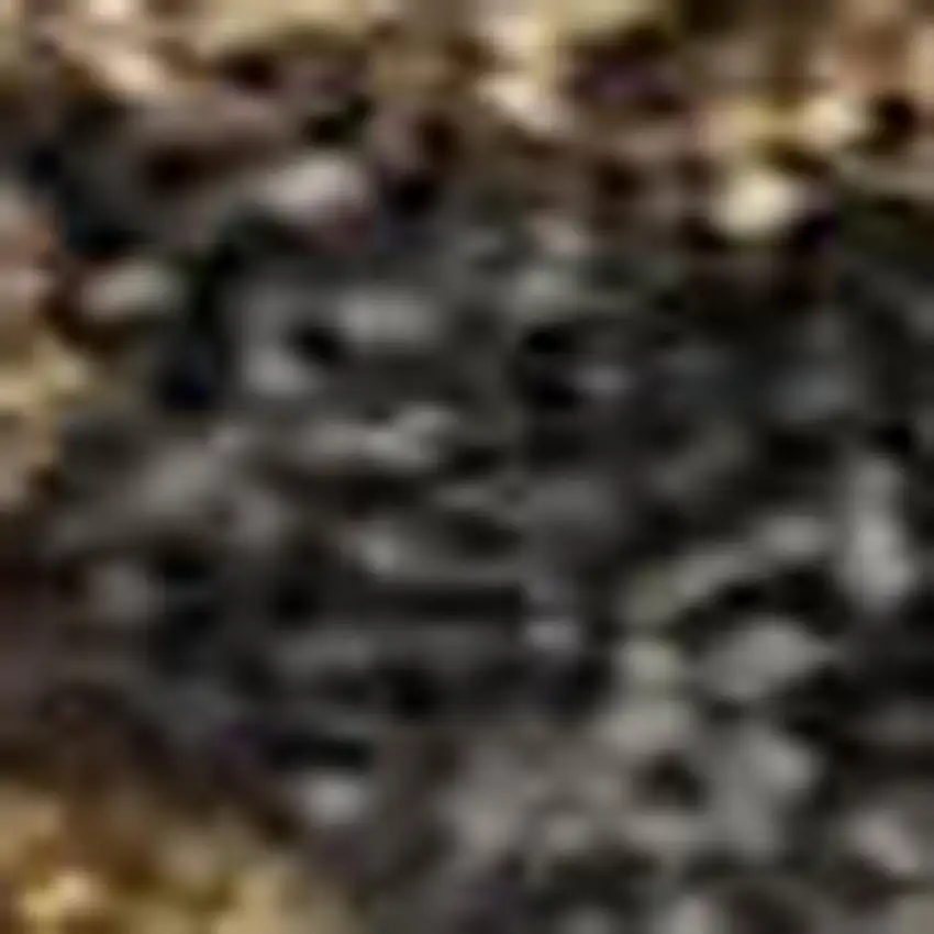 Navy Blue And Copper Damask Washable Area Rug With UV Protection Photo 2