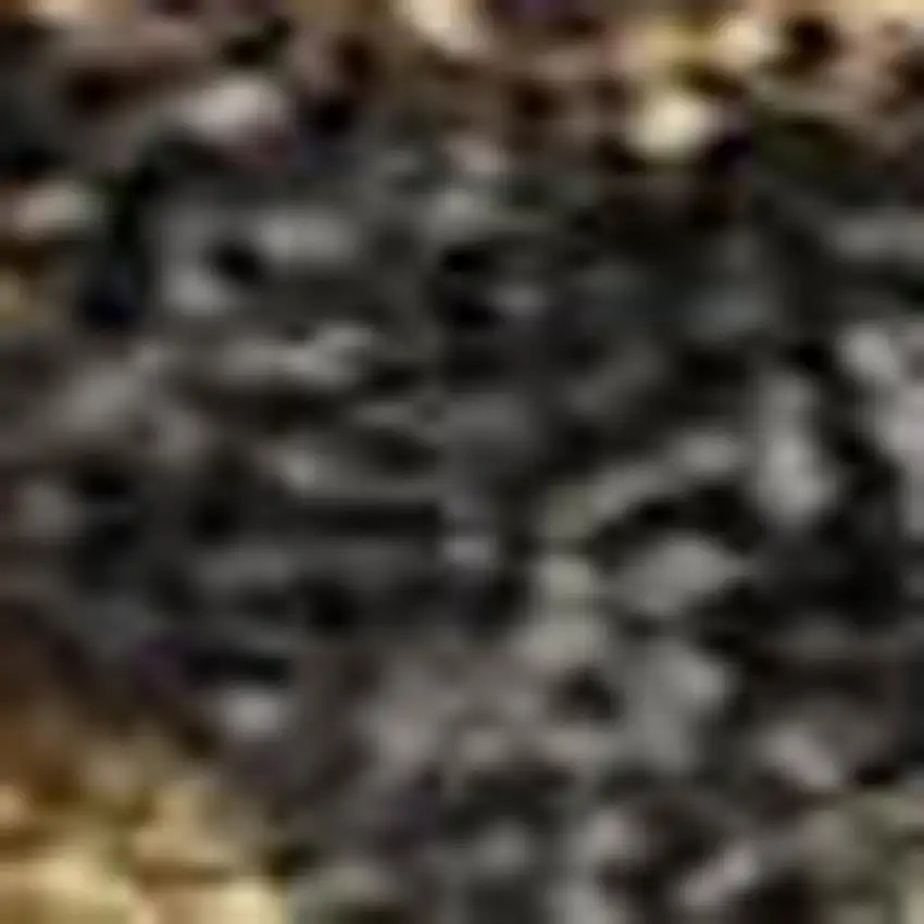 Navy Blue And Copper Damask Washable Area Rug With UV Protection Photo 2