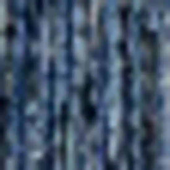 Navy Blue And Cream Geometric Indoor Outdoor Area Rug Photo 2