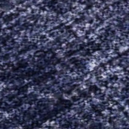 Navy Blue And Gold Abstract Washable Indoor Outdoor Area Rug Photo 3