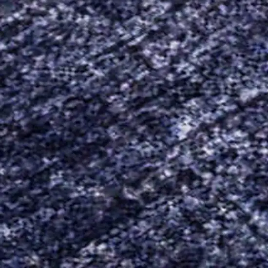 Navy Blue And Gold Abstract Washable Indoor Outdoor Area Rug Photo 3