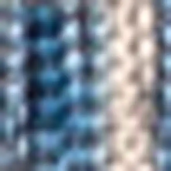 Navy Blue And Gray Medallion Indoor Outdoor Area Rug Photo 2