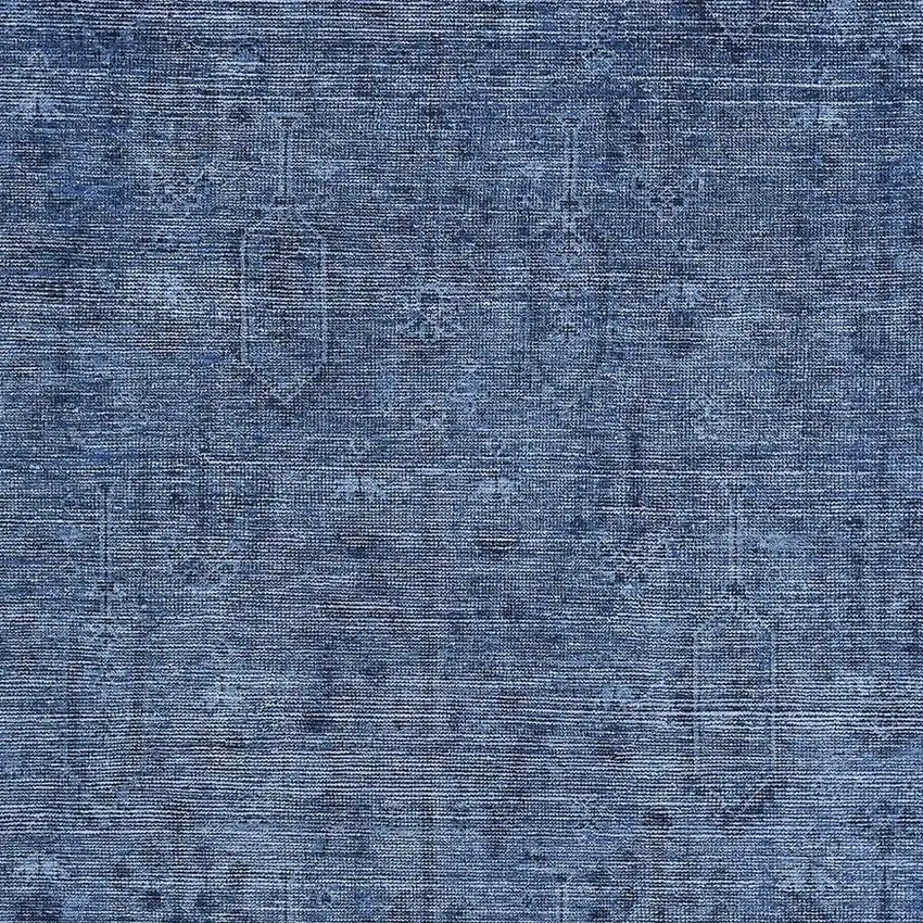 Navy Blue And Gray Southwestern Washable Area Rug With UV Protection Photo 3