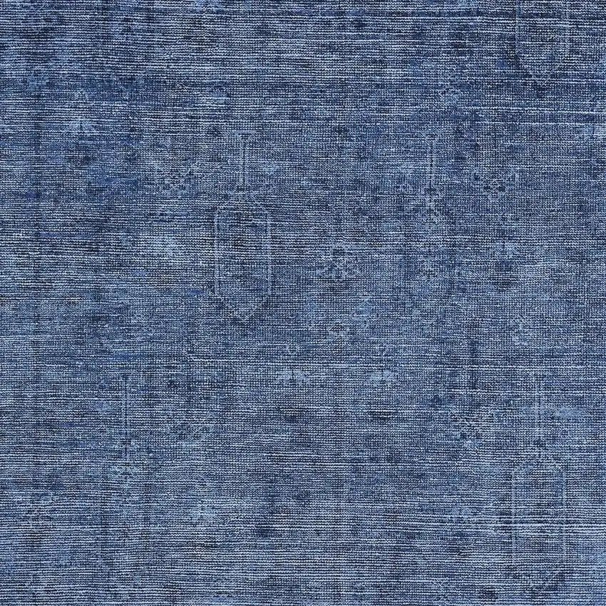 Navy Blue And Gray Southwestern Washable Area Rug With UV Protection Photo 3