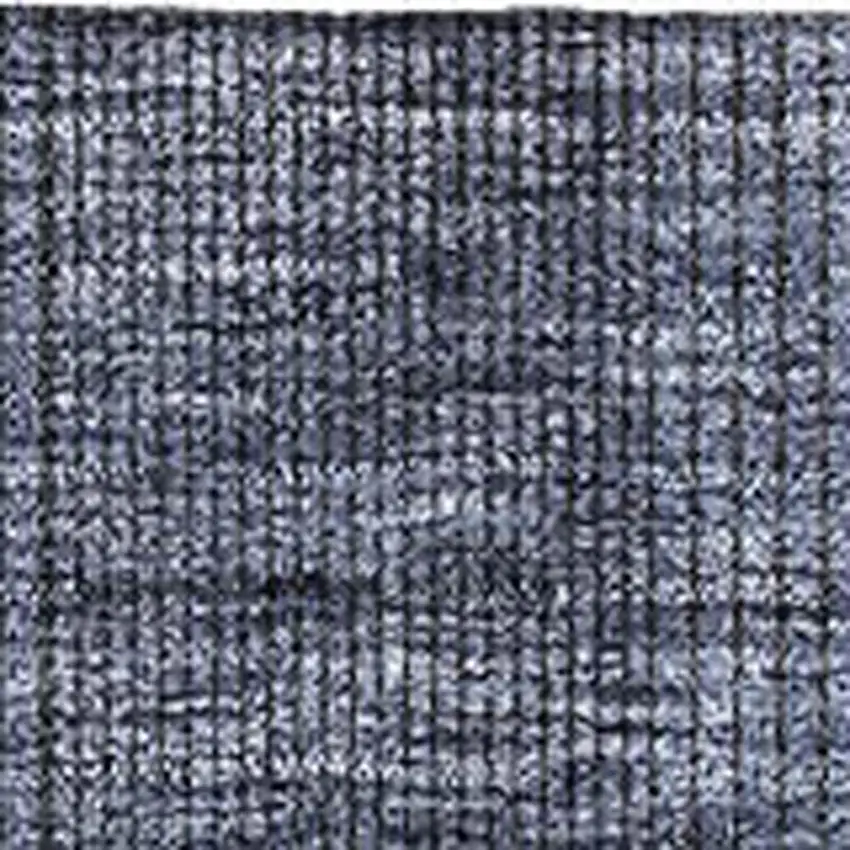 Navy Blue And Gray Striped Washable Area Rug With UV Protection Photo 3