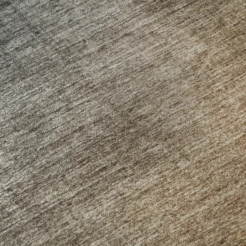 Navy Blue And Orange Ombre Washable Area Rug With UV Protection Photo 3