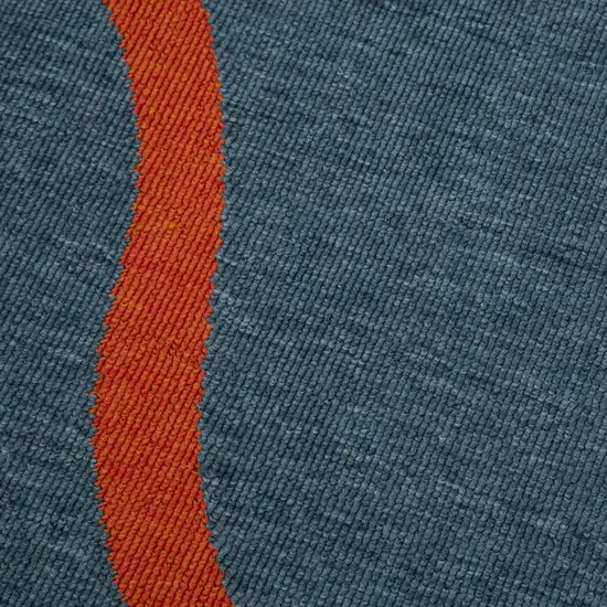 Navy Blue And Red Abstract Area Rug Photo 8