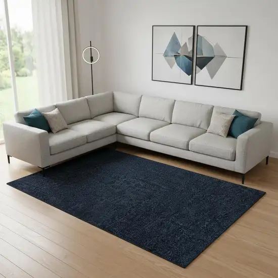 Navy Blue Area Rug Photo 2