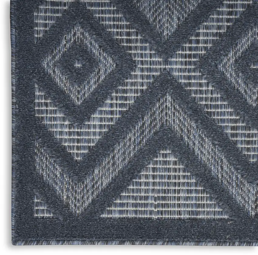 Blue Indoor Outdoor Area Rug Photo 3