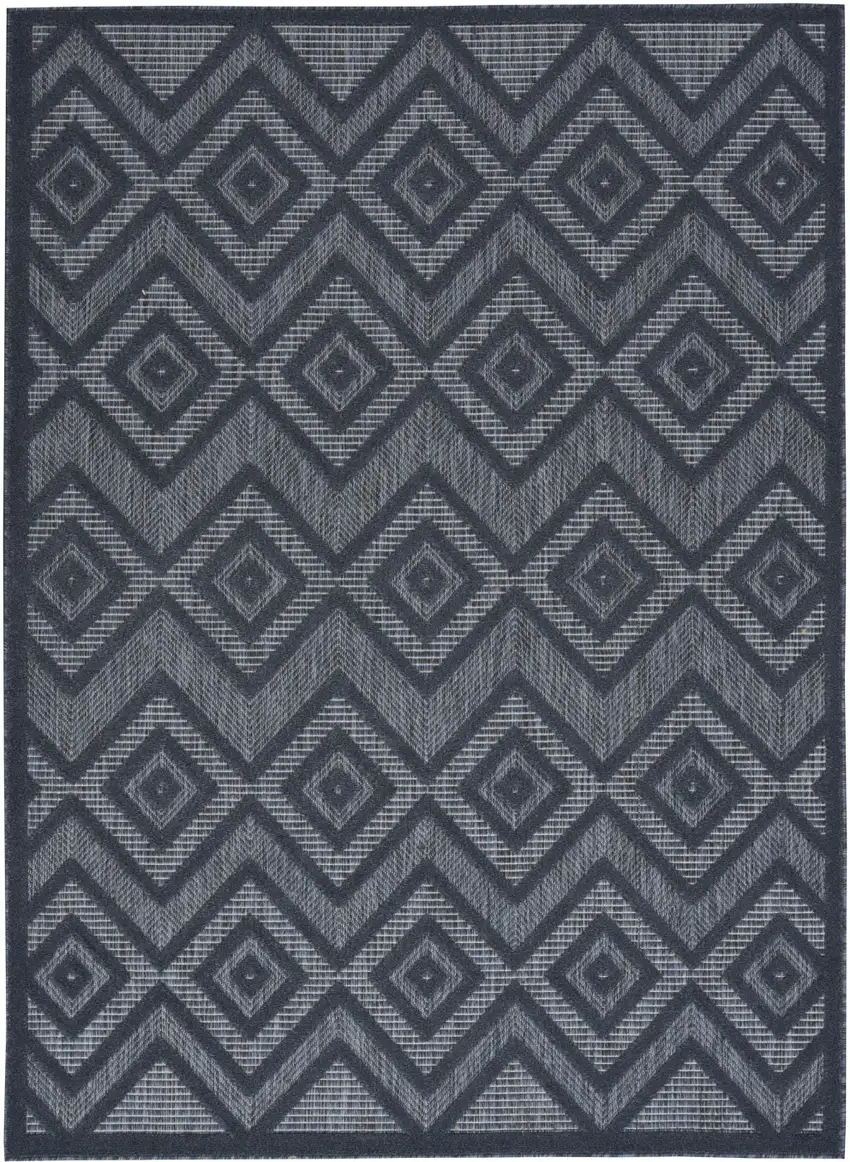 Blue Indoor Outdoor Area Rug Photo 1