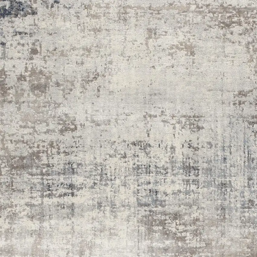 Navy Blue Distressed Striations Area Rug Photo 3