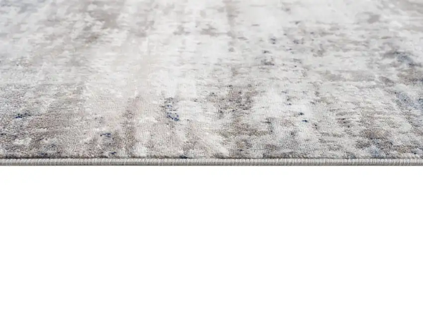 Navy Blue Distressed Striations Area Rug Photo 7