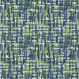 Photo of Navy Blue Green And Ivory Abstract Washable Indoor Outdoor Area Rug