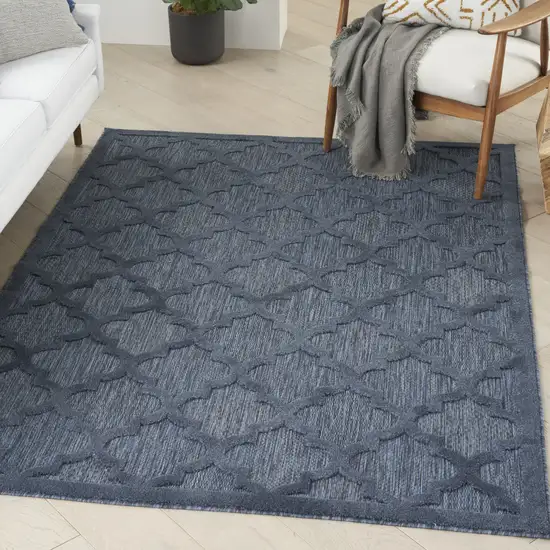 Blue Indoor Outdoor Area Rug Photo 7