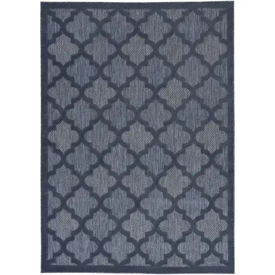 Blue Indoor Outdoor Area Rug Photo 3