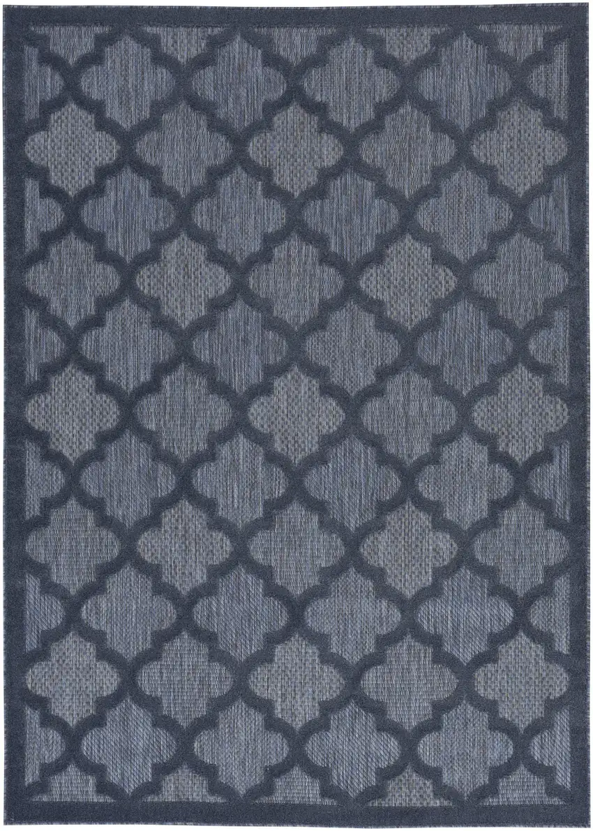 Blue Indoor Outdoor Area Rug Photo 3