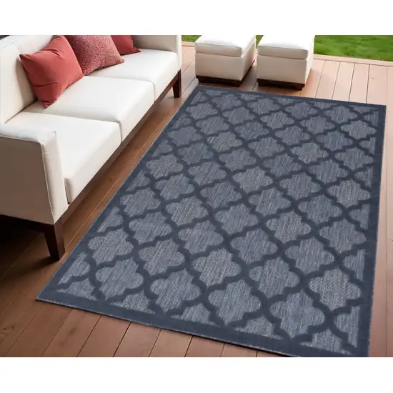 Blue Indoor Outdoor Area Rug Photo 2
