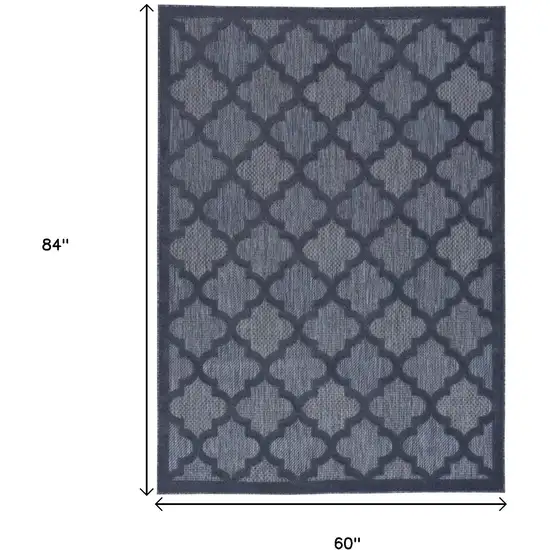 Blue Indoor Outdoor Area Rug Photo 8