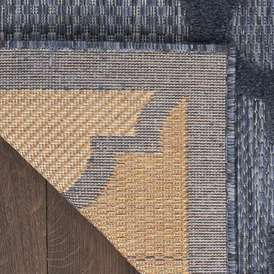 Blue Indoor Outdoor Area Rug Photo 4