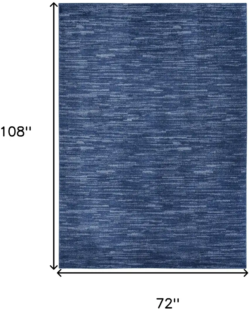 Blue Indoor Outdoor Area Rug Photo 5