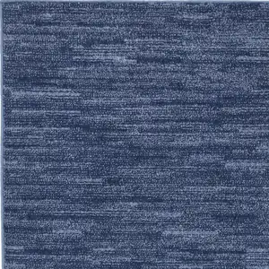 Photo of Navy Blue Non Skid Indoor Outdoor Area Rug