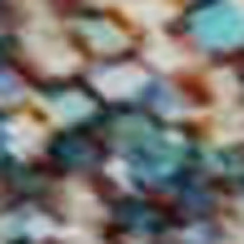 Navy Blue Orange And Teal Abstract Washable Area Rug With UV Protection Photo 3