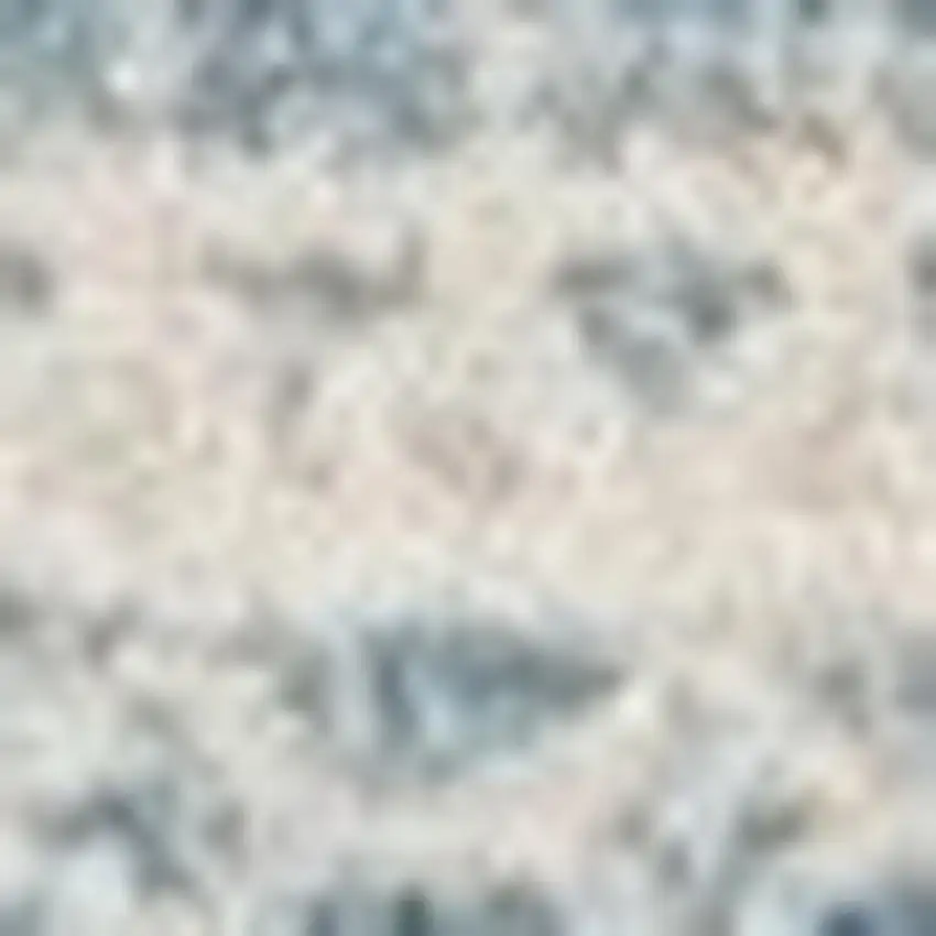 5' Navy Blue And Ivory Southwestern Round Rug Photo 3