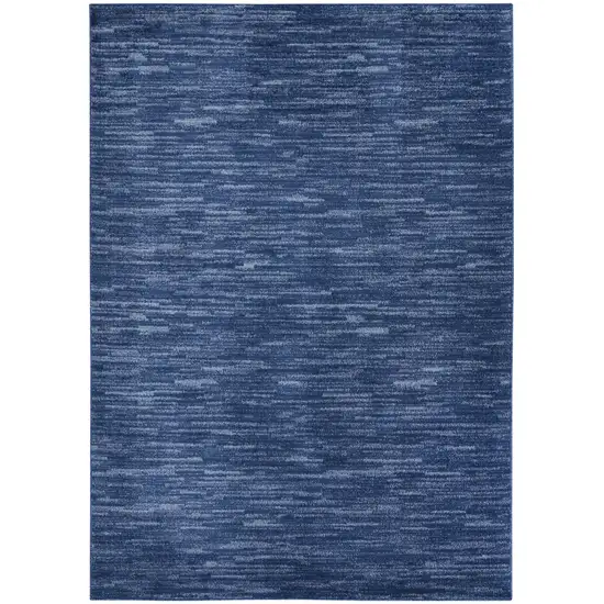 Navy Blue Power Loom Area Rug Photo 3