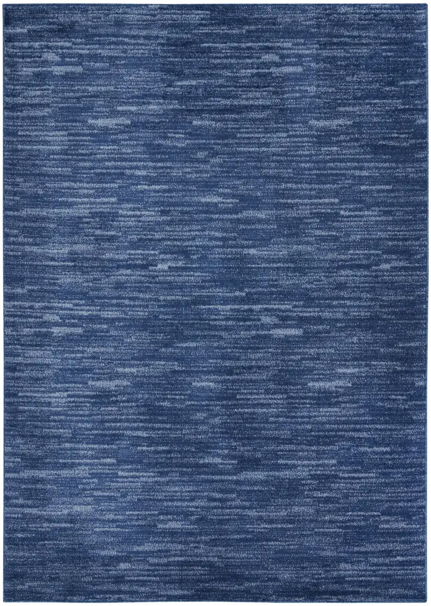 Navy Blue Power Loom Area Rug Photo 3