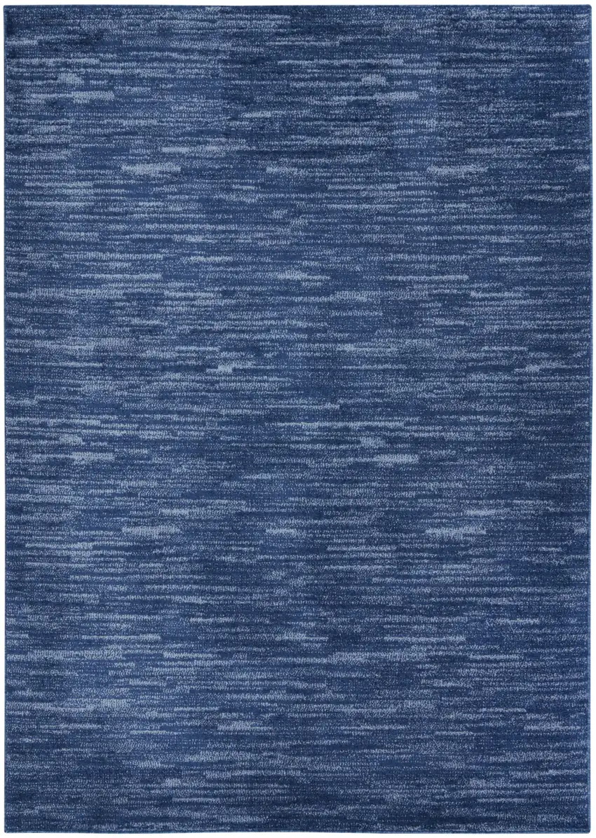 Navy Blue Power Loom Area Rug Photo 1