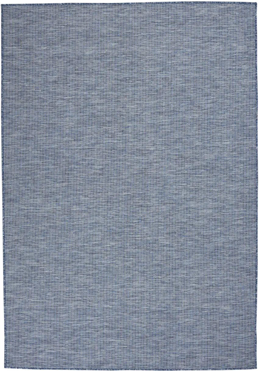 Navy Blue Power Loom Area Rug Photo 1
