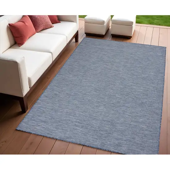 Navy Blue Power Loom Area Rug Photo 1