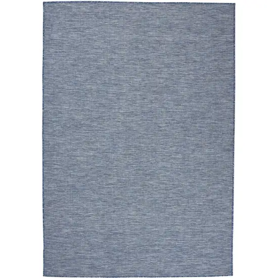 Navy Blue Power Loom Area Rug Photo 3