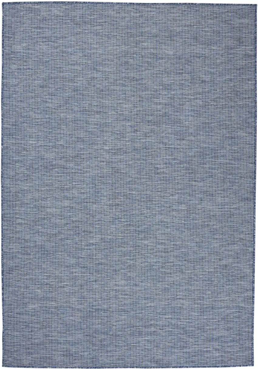 Navy Blue Power Loom Area Rug Photo 3