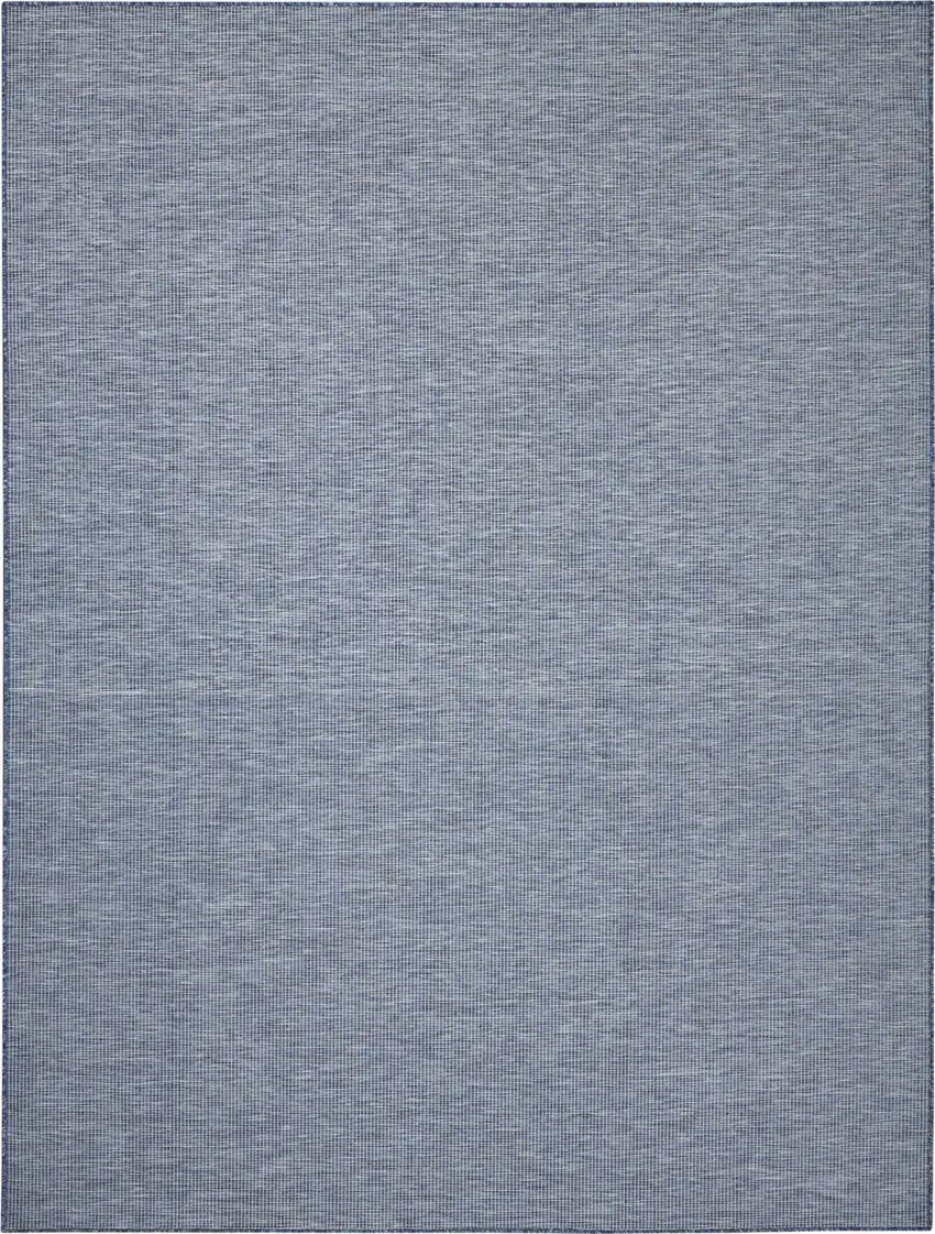 Navy Blue Indoor Outdoor Area Rug Photo 9
