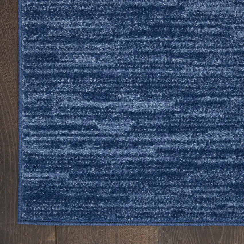 Navy Blue Indoor Outdoor Area Rug Photo 9
