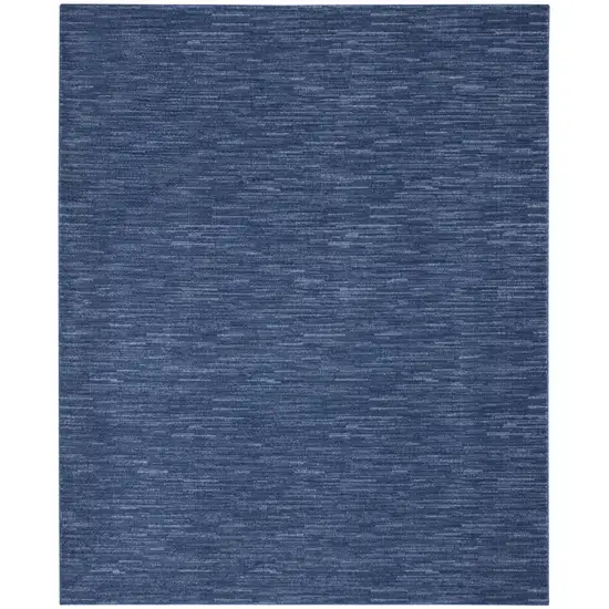 Navy Blue Power Loom Area Rug Photo 2