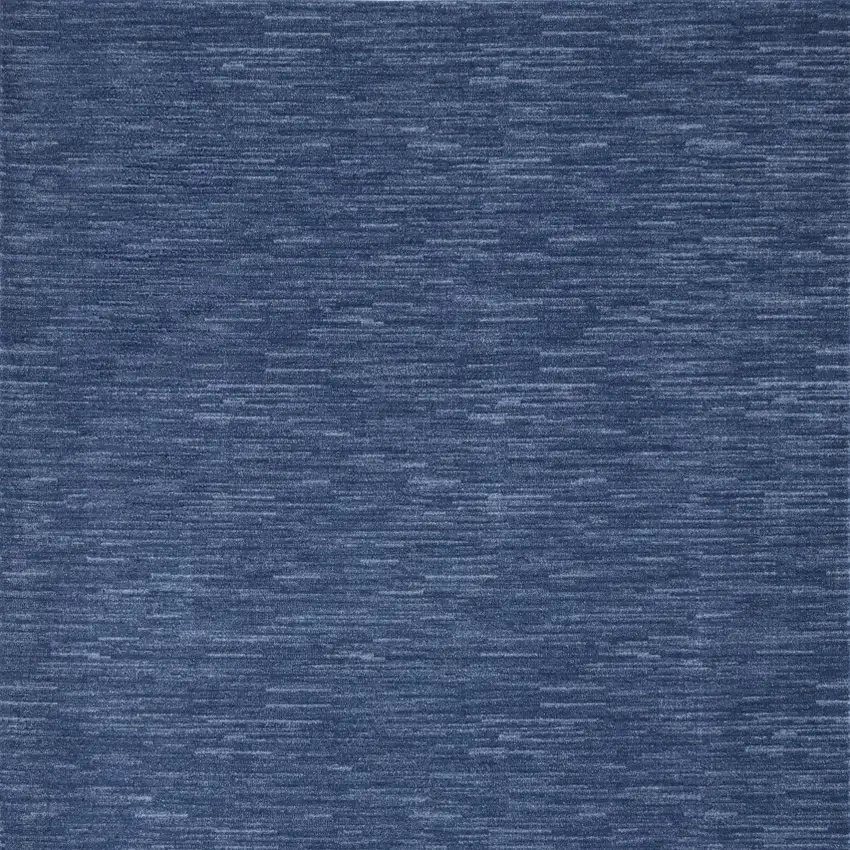 Navy Blue Indoor Outdoor Area Rug Photo 5